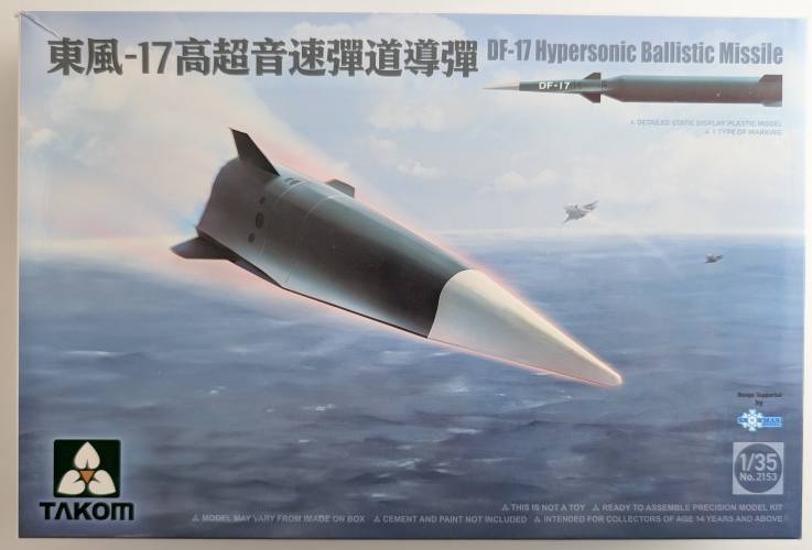 TAKOM 1/35 2153 DF-17 HYPERSONIC BALLISTIC MISSILE