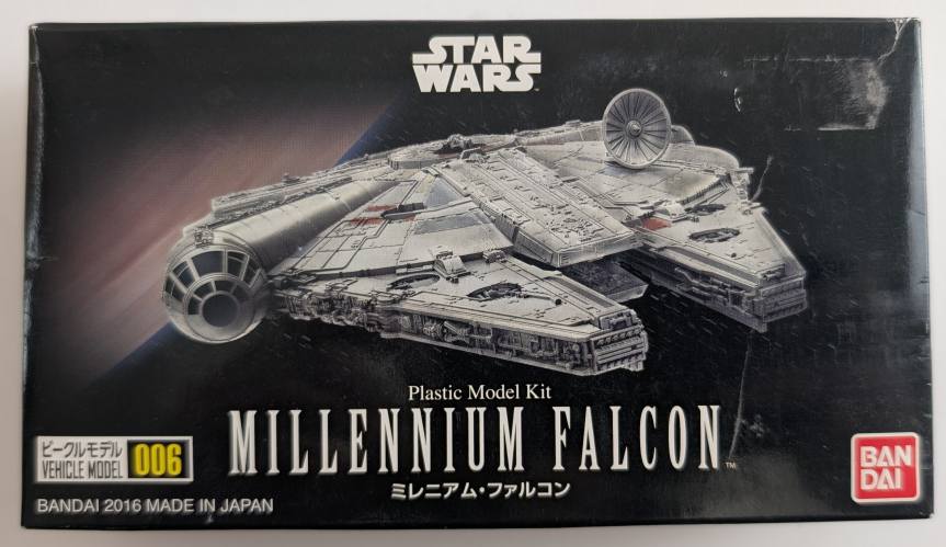 BANDAI 006 0210501 STAR WARS MILLENNIUM FALCON 