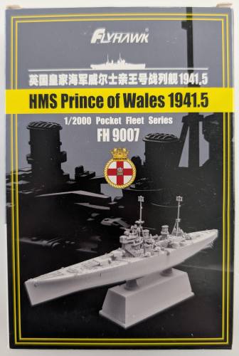FLY HAWK 1/2000 9007 HMS PRINCE OF WALES 1941