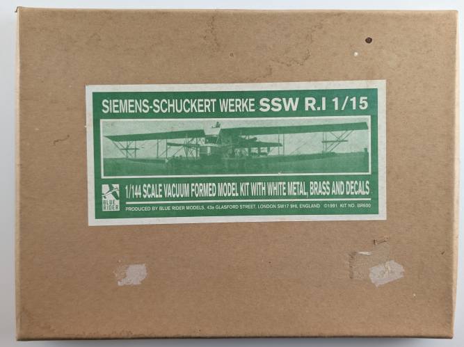 BLUE RIDER 1/144 BR600 SIEMENS SCHUCKERT WERKE SSW R.I