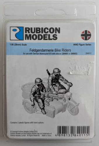 RUBICON MODELS 1/56 284011 FELDGENDARMERIE BIKE RIDERS
