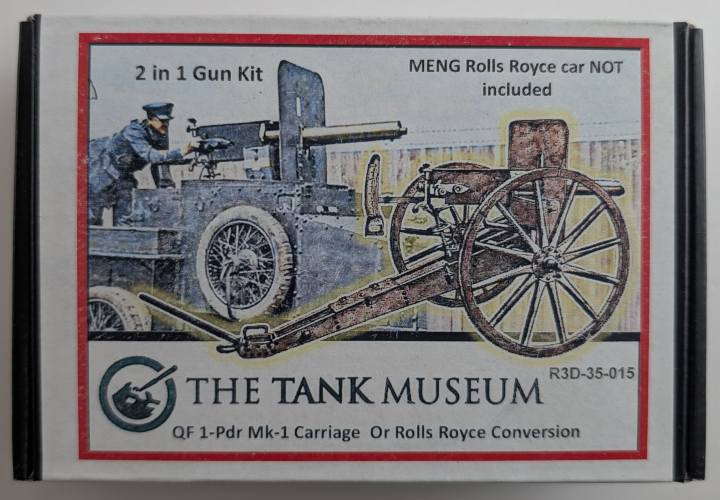 THE TANK MUSEUM 1/35 35015 QF 1 PDR MK-1 CARRIAGE OR ROLLS ROYCE CONVERSION