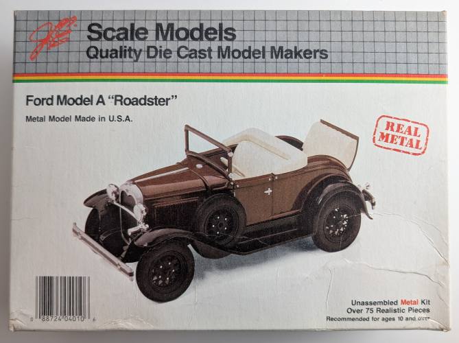 SCALE MODEL  4010 FORD MODEL A ROADSTER METAL MODEL
