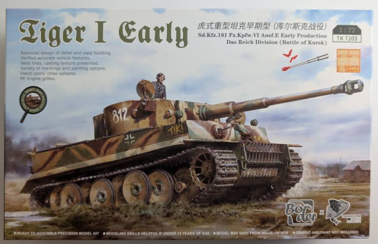 BORDER MODELS 1/72 7203 TIGER I EARLY 