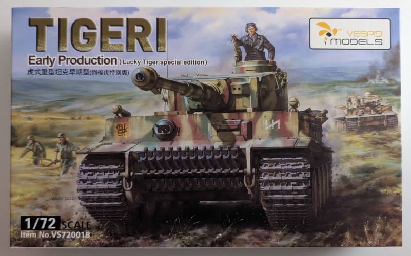 VESPID MODELS 1/72 720018 TIGER I EARLY PRODUCTION