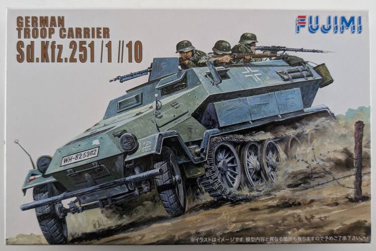 FUJIMI 1/76 761022 GERMAN TROOP CARRIER SD.KFZ.251