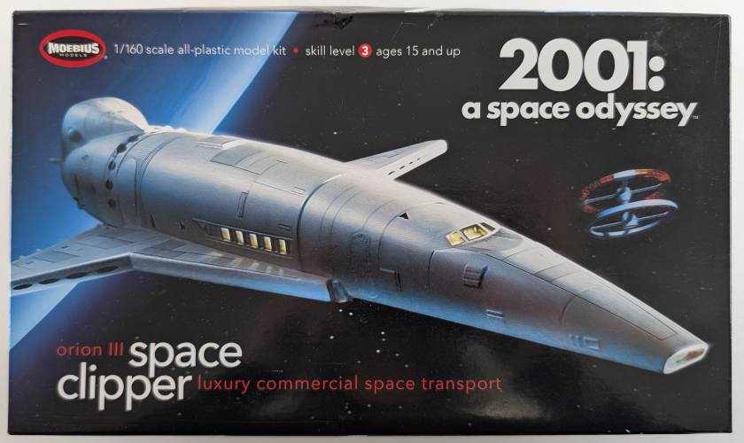 MOEBIUS 1/160 2001 A SPACE ODYSSEY ORION III SPACE CLIPPER MOEBIUS 1/160 2001 A SPACE ODYSSEY ORION III SPACE CLIPPER