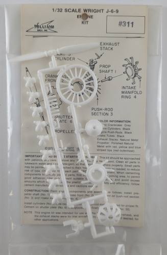 WILLIAMS 1/32 311 WRIGHT J-6-9