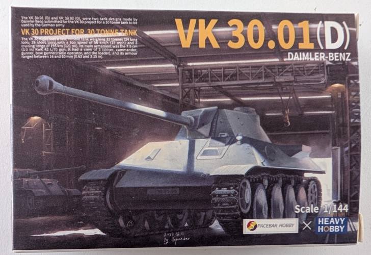 HEAVY HOBBY 1/144 SP002 VK 30.01 DAIMLER BENZ