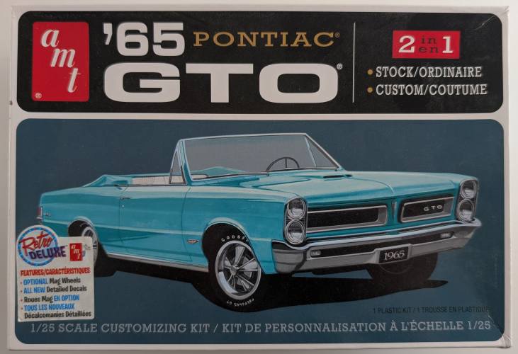 AMT 1/25 1191 PONTIAC GTO 65