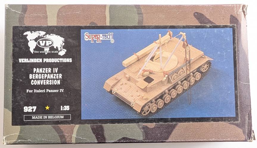 VERLINDEN PRODUCTIONS 1/35 927 PANZER IV BERGEPANZER CONVERSION