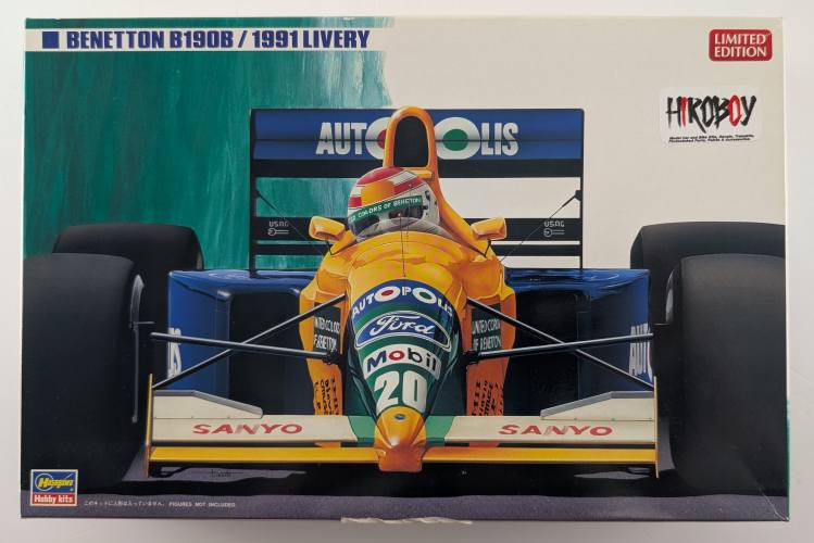 HASEGAWA 1/24 20356 BENETTON B190B 1991 LIVERY