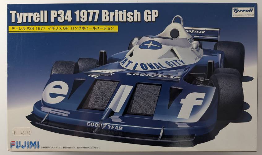 FUJIMI 1/20 GP59 TYRRELL P34 1977 BRITISH GP