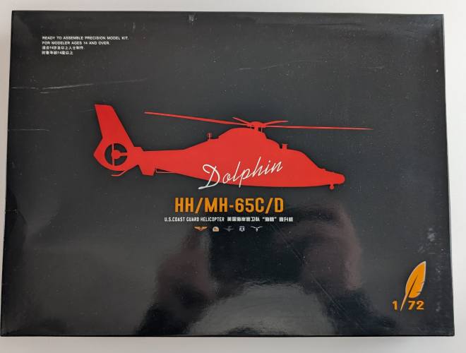 DREAM MODEL 1/72 720005 DOLPHIN HH/MH-65C/D US COAST GUARD HELICOPTER