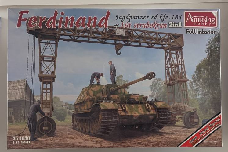 AMUSING HOBBY 1/35 35A030 FERDINAND JAGDPANZER SD.KFZ.184