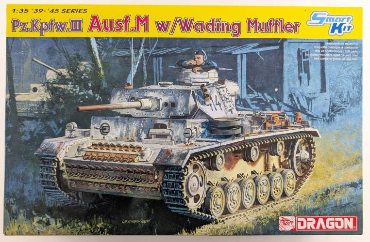 DRAGON 1/35 6558 PZ.KPFW.III AUSF.M W/WADING MUFFLER