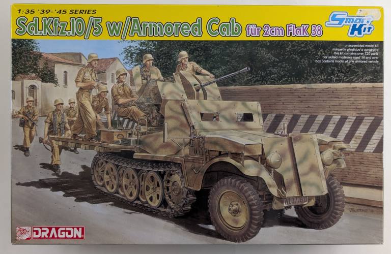 DRAGON 1/35 6677 SD.KFZ.10/5 W/ARMORED CAB