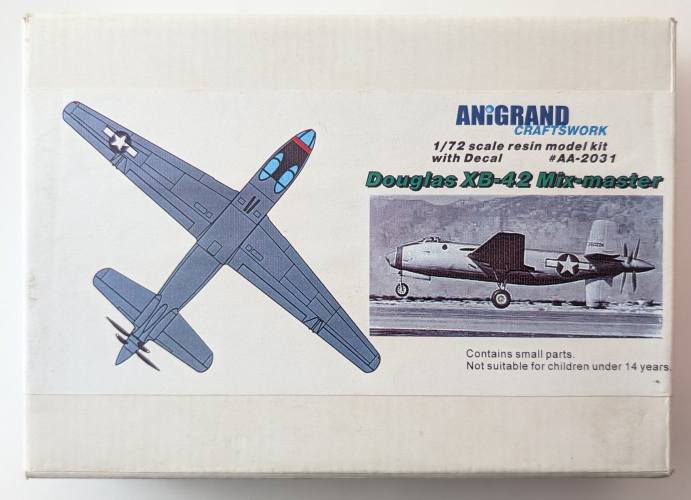 ANIGRAND 1/72 2031 DOUGLAS XB-42 MIX MASTER