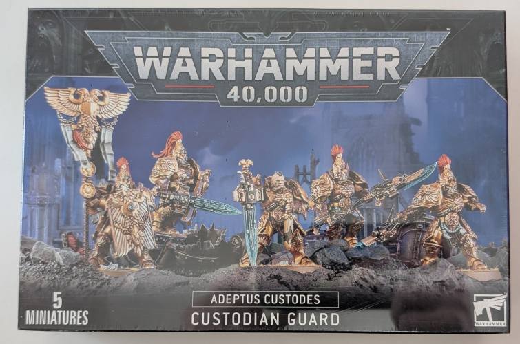 GAMES WORKSHOP  WARHAMMER 40000 ADEPTUS CUSTODES CUSTODIAN WARDENS
