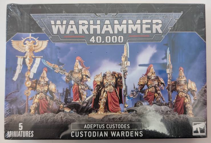GAMES WORKSHOP  WARHAMMER 40000 ADEPTUS CUSTODES CUSTODIAN GUARD