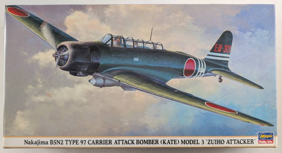 HASEGAWA 1/48 09761 NAKAJIMA B5N2 TYPE 97 CARRIER ATTACK BOMBER