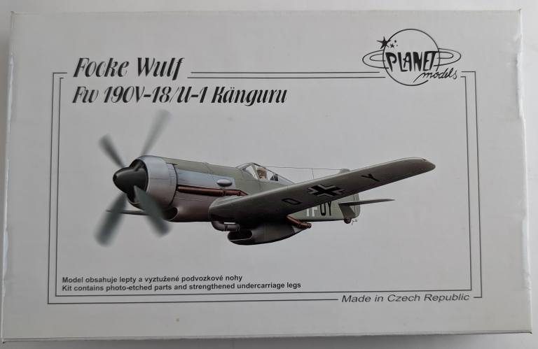 PLANET MODELS 1/48 193 FOCKE WULF FW 190V-18 / U-1 KANGURU