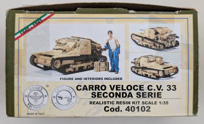 MODEL VICTORIA 1/35 40102 CARRO VELOCE CV 33