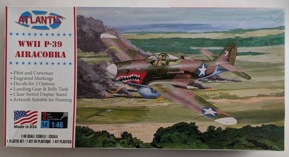 ATLANTIS 1/46 H222 WWII P-39 AIRACOBRA