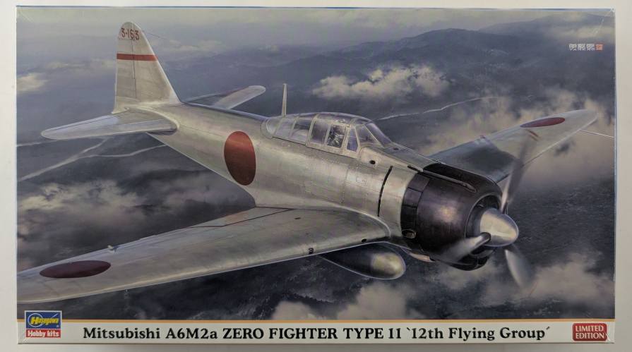 HASEGAWA 1/48 07489 MITSUBISHI A6M2A ZERO FIGHTER TYPE 11