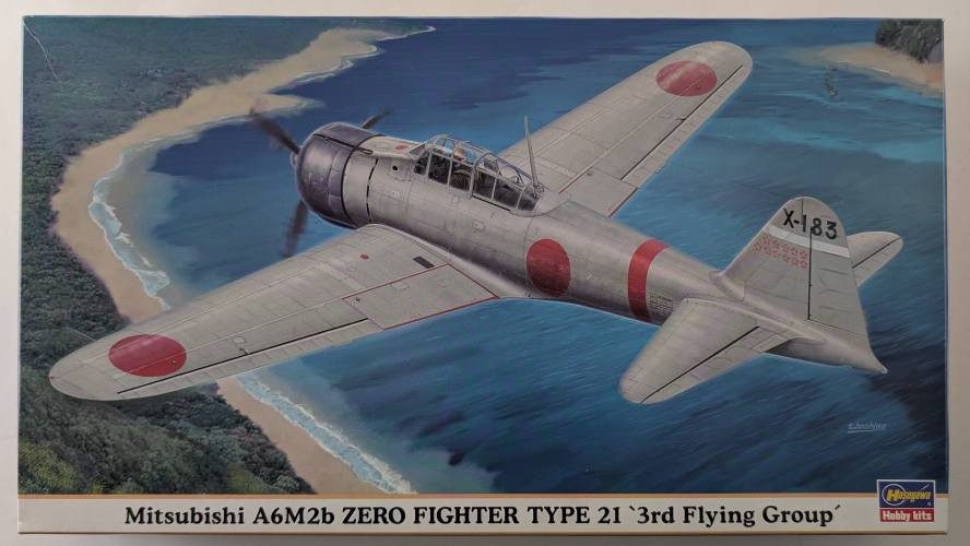 HASEGAWA 1/48 09875 MITSUBISHI A6M2B ZERO FIGHTER TYPE 21