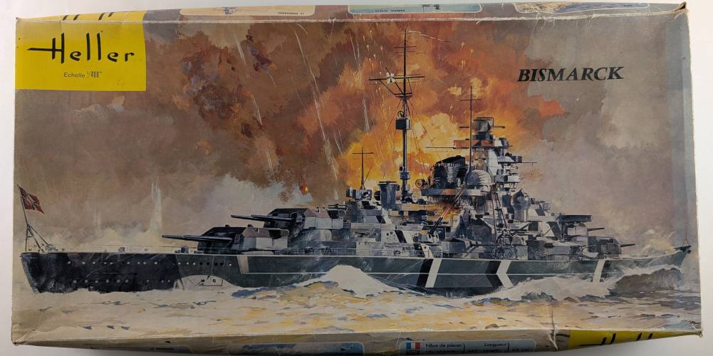 HELLER 1/400 1036 BISMARCK  UK SALE ONLY 