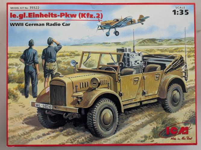 ICM 1/35 35522 WWII GERMAN RADIO CAR ICM 1/35 35522 WWII GERMAN RADIO CAR