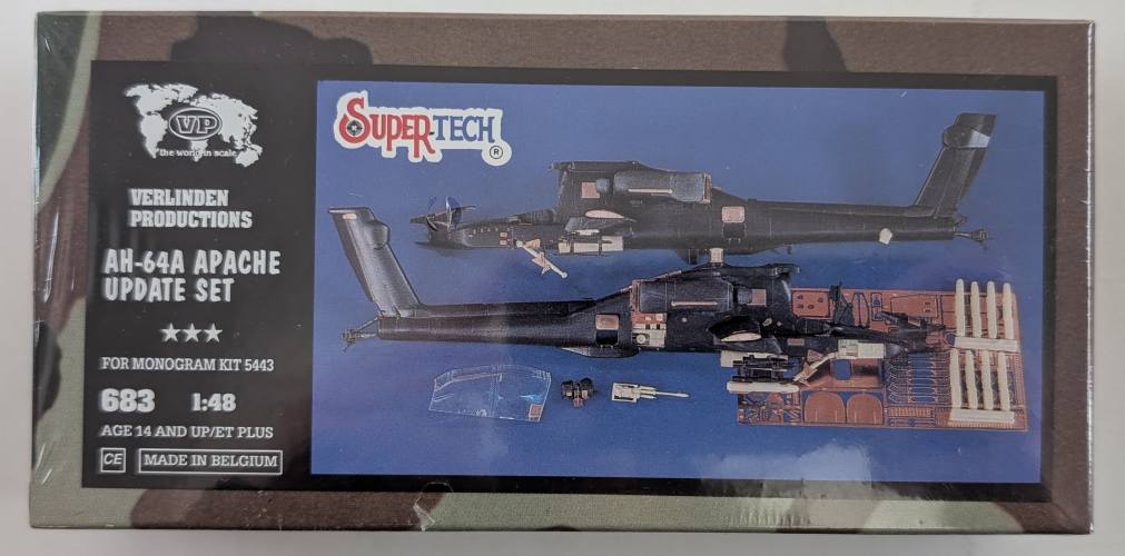 VERLINDEN PRODUCTIONS 1/48 683 AH-64A APACHE UPDATE SET