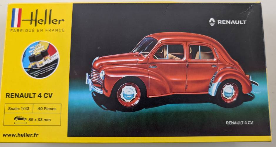 HELLER 1/43 56174 RENAULT 4 CV HELLER 1/43 56174 RENAULT 4 CV