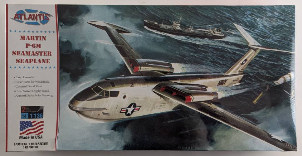ATLANTIS 1/136 H244 MARTIN P-6M SEAMASTER SEAPLANE