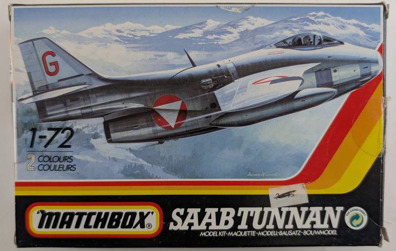 MATCHBOX 1/72 40033 SAAB J-29F TUNNAN 