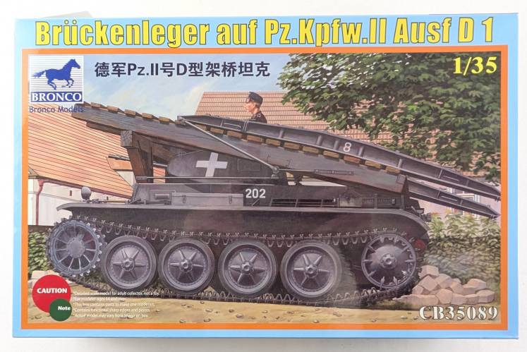 BRONCO 1/35 35089 BRUCKENLEGER AUF PZ.KPFW.II AUSF D1