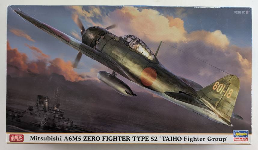 HASEGAWA 1/48 07385 MITSUBISHI A6M5 ZERO FIGHTER TYPE 52 TAIHO FIGHTER GROUP