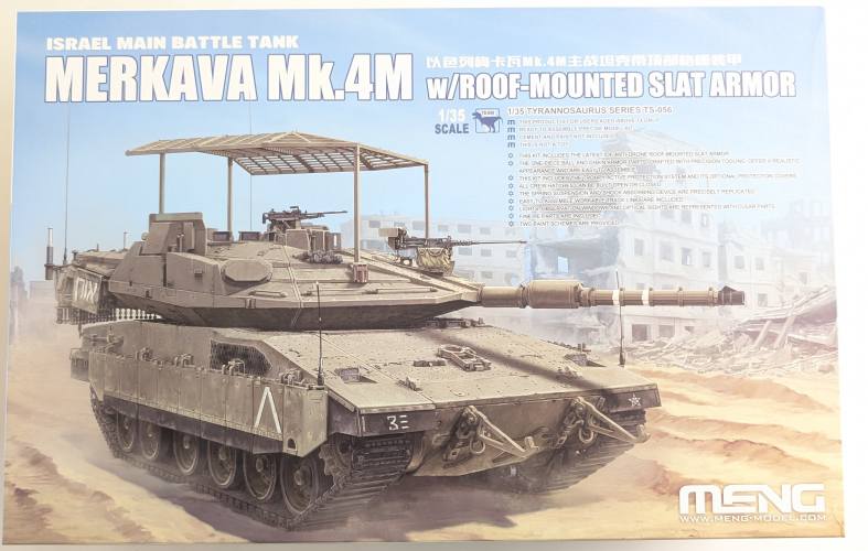 MENG 1/35 TS-056 MERKAVA MK.4M W/ ROOF MOUNTED SLAT ARMOUR