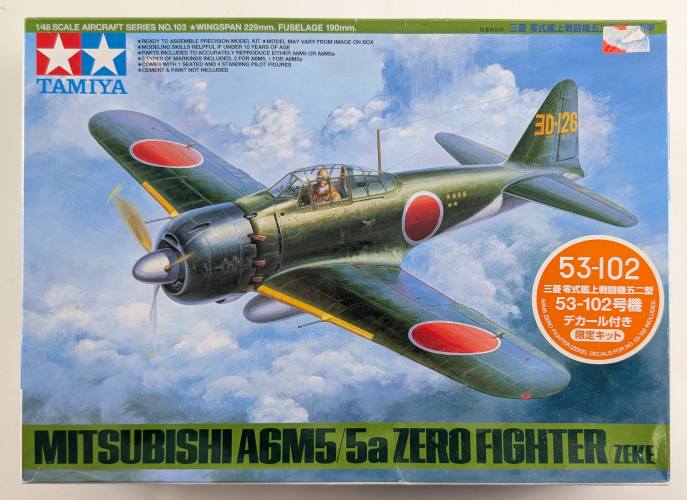 TAMIYA 1/48 89793 MITSUBISHI A6M5/5A ZERO FIGHTER ZEKE