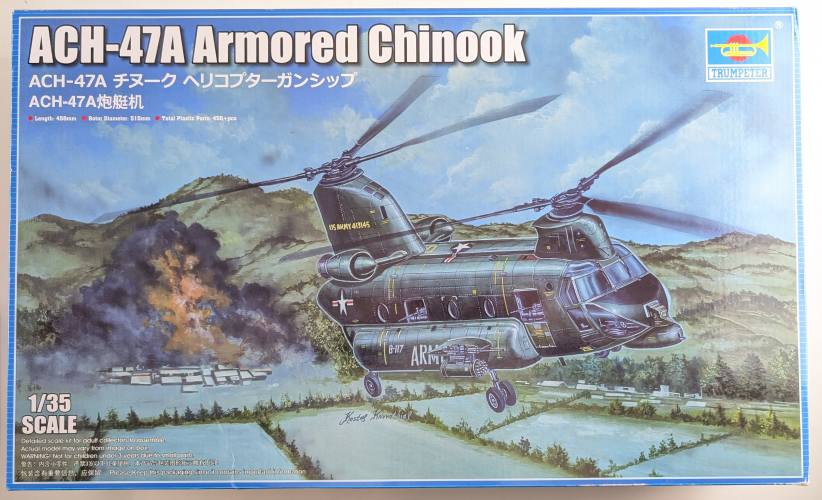 TRUMPETER MODELS 1/35 05113 ACH-47A ARMORED CHINOOK  UK SALE ONLY 