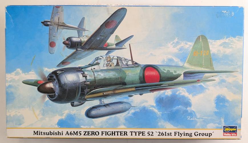 HASEGAWA 1/48 09351 MITSUBISHI A6M5 ZERO FIGHTER TYPE 52 261ST FLYING GROUP