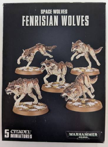 GAMES WORKSHOP  WARHAMMER 40000 SPACE WOLVES FENRISIAN WOLVES