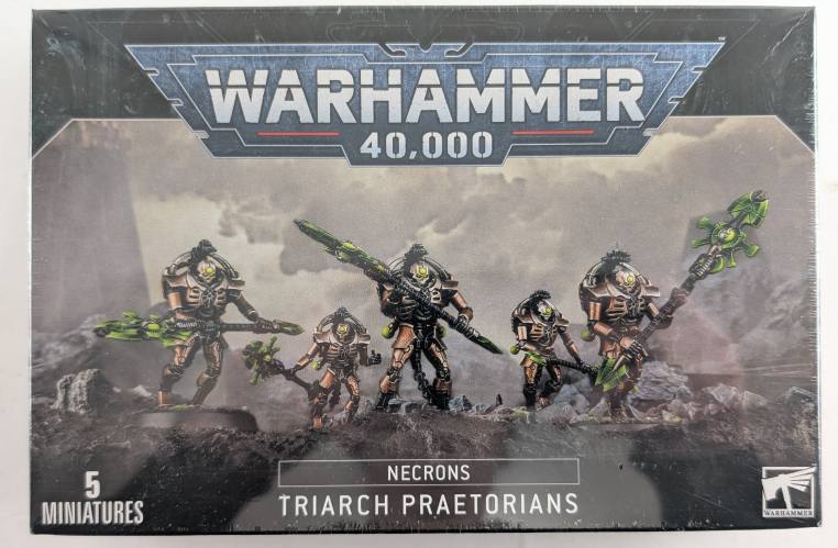 GAMES WORKSHOP  WARHAMMER 40000 NECRONS TRIARCH PRAETORIANS