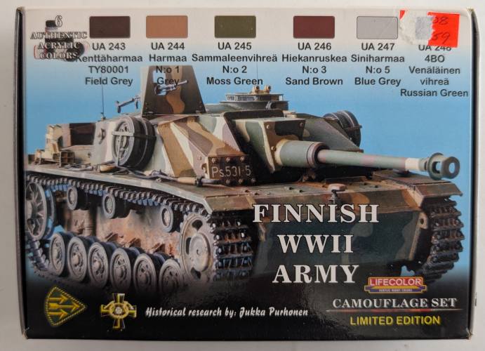 LIFE COLOUR  XS-08 FINNISH WWII ARMY