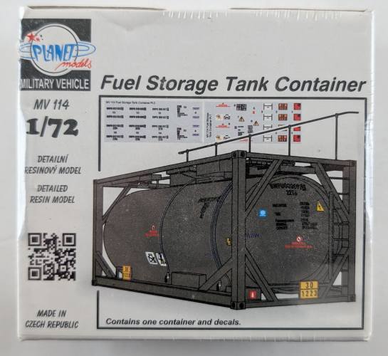 PLANET MODELS 1/72 MV114 FUEL STORAGE TANK CONTAINER