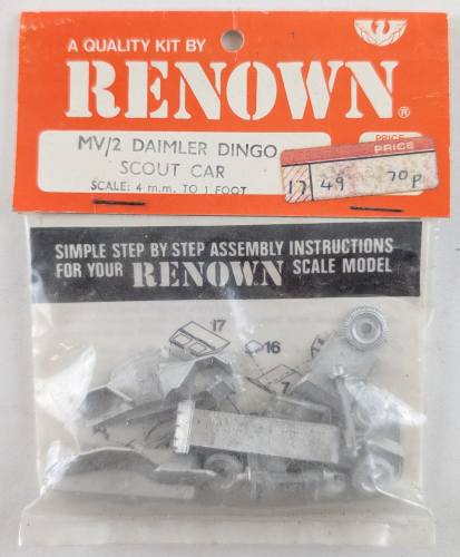 RENOWN  MV/2 DAIMLER DINGO SCOUT CAR