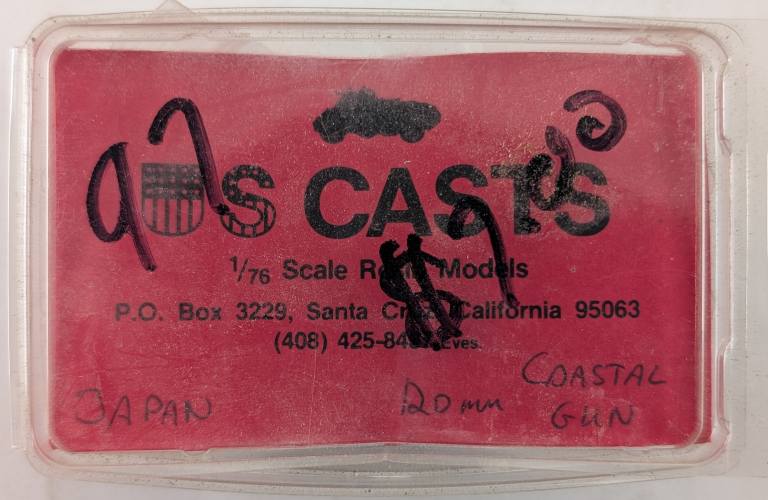 S CASTS 1/76 120MM COASTAL GUN JAPAN