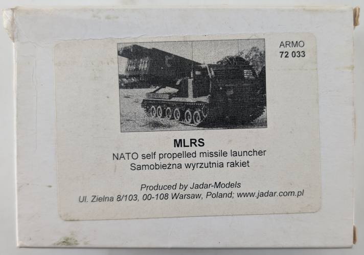JADAR MODEL  72033 MLRS NATO SELF PROPELLED MISSILE LAUNCHER