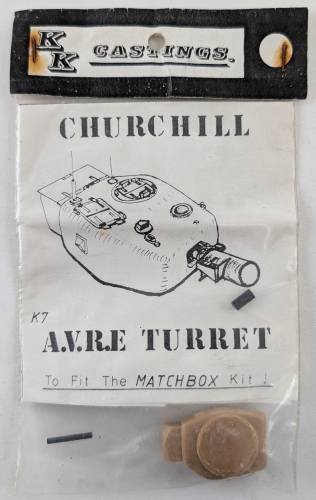 KK CASTINGS  K7 CHURCHILL AVRE TURRET